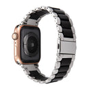 Harz Edelstahlarmband Armband für Apple Watch 5 Band 44mm iwatch 42mm Serie 5 4 3 2 Handgelenk Zubehör Schleife 40m Armband