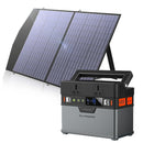 ALLPOWERS Solargenerator, tragbares 110-V-/220-V-Kraftwerk, mobile Notstromversorgung mit faltbarem 18-V-Solarpanel-Ladegerät
