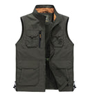 Herren Weste Sommer Militärische Taktische Weste Jacke mit Taschen Herren Jagd Angeln Wandern Outdoor Weste Plus SizeM-6XL Coleto