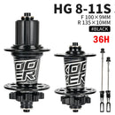 Koozer XM490 Naben 4 Lager MTB Mountainbike Nabe vorne hinten QR oder Thru 28/32/36 Löcher Scheibenbremse Fahrradnabe 8 9 10 11 12Speed