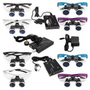 Lupas dentales Lupa dental Laboratorio dental Lupas médicas Aumento Binocular 2.5 / 3.5x Faro delantero 3W / 5W por separado