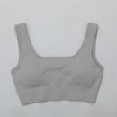 Legging deportivo de cintura alta, ropa deportiva para gimnasio para mujer, traje de Yoga para mujer sin costuras, conjunto de entrenamiento de alta elasticidad, Sujetador deportivo acolchado