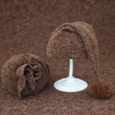 Weiche Baby-Foto-Wraps mit Hut 2er-Set Neugeborenen-Jungen-Mädchen-Fotografie-Wickeldecke-Kind-Bild-Requisiten-Zubehör