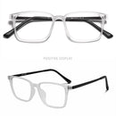 YIMARUILI Ultraleichte, quadratische, reine Titan-Myopie-Brille für Damen, blaues Licht, das optisches Brillengestell für Herren blockiert, 9822