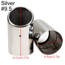 2 teile/satz verchromt edelstahl auto auspuff spitze rohre abdeckungen für audi a1 a3 a4 tt 2009–2015/vw volkswagen passat