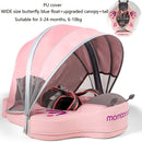 Mambobaby Baby Float Schwimmring mit Dach Infant Waist Floater Nicht aufblasbare Boje Strand Pool Zubehör Spielzeug Schwimmtrainer