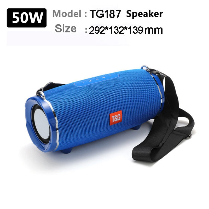 new 50W high-power wireless Bluetooth portable speaker, stereo subwoofer, TWS music center, can play sound for a long time som