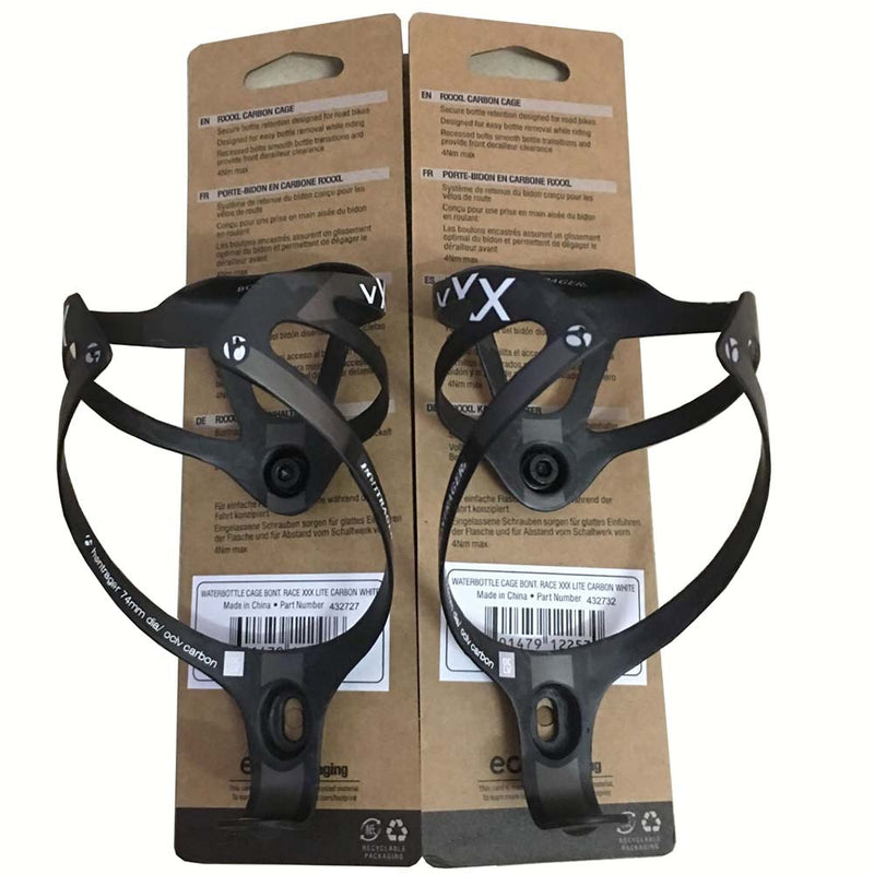 2 PCS heiße Verkäufe Vollcarbon-Flaschenhalter-Flaschenhalter-Fahrradzubehör mit Paket-Mattende 2 Farben