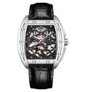 2020 nuevo AILANG automático mecánico hombres militar lujo marca negocio ahuecado impermeable caballeros relojes correa de goma