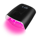 Kabellose UV-LED-Nagellampe, wiederaufladbarer Nageltrockner für alle Gele, polnisches Sonnenlicht, Infrarotsensor, LCD-Timer, intelligente Maniküre