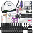 Maniküre-Set 120/114 W/54 W Nagellampe 20000 U/min Nagelbohrmaschine Erweiterungen Quick Building Gel Polish Set Soak Nail Art Kit