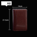 A6/A5/B5 Manager Folder Padfolio Diary Notebook and Journal Calculator Binder Spiral Note Book Business Zipper Bag Line Handbook