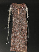 Flashing Crystals Chains Rhinestones Dress Birthday Party Celebrate Costume Stones Fringes Outfit Singer Nightclub Dance Outfit