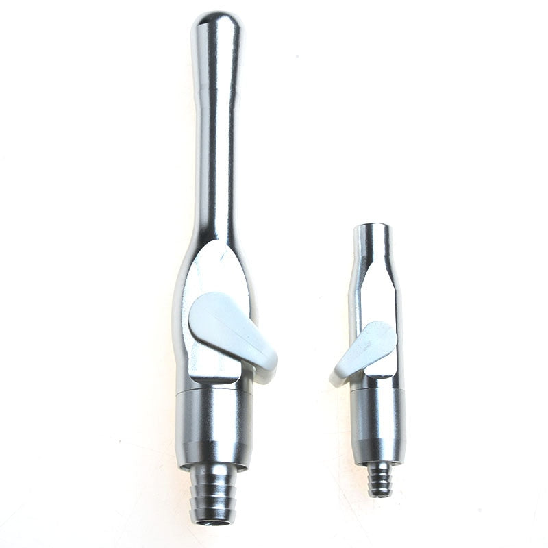2pcs/1set Aluminum Dental Saliva Ejector Suctionct Tube Tools for Universal Valves Tips