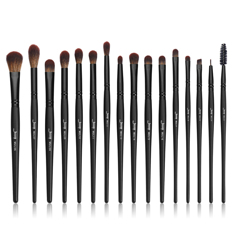 Jessup Makeup Brushes set 3-21pcs Premium Synthetic Big Powder Foundation Concealer Eyeshadow Eyeliner Spoolie Wooden T271