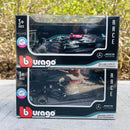 Bburago 1:43 2021 F1 Mercedes-AMG W12 44# Lewis Hamilton 77# Valtteri Bottas Formel-1-Simulationslegierung, Super-Spielzeugautomodell