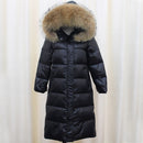 90% Weiße Ente Daunenjacke 2021 Frauen Winterjacke Langer Dicker Mantel Für Frauen Mit Kapuze Daunenparka Warme Weibliche Kleidung Wasserdicht