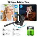 New Bee M50 Bluetooth 5.2 Headset Drahtloser Kopfhörer Kopfhörer mit Dual Mic Earbuds Hörer CVC8.0 Noise Cancelling Freisprecheinrichtung