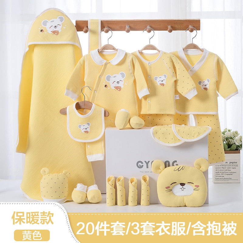 Newborn Clothes Outfits Baby Cotton Infant Clothing Suit Print NewBorn Boys Underwear Set