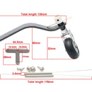 1Set Carbon Fiber Tail Wheel Assembly Landing Gear Bracket Kits for 26CC/50CC/100CC Gasoline Engine Fixed Wing RC Airplane Model