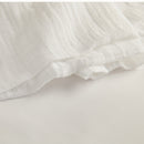 Manta de fondo fotográfico de muselina para bebé, transpirable, supersuave, color blanco liso Kangobaby