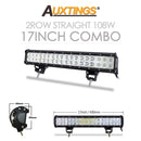 Auxtings 12 '' 22 '' 20 Zoll 12 V 24 V Offroad-LED-Lichtleiste Spot Flood Combo 20 '' 126 W LED-Arbeitslicht für Jeep Car 4WD Truck SUV ATV