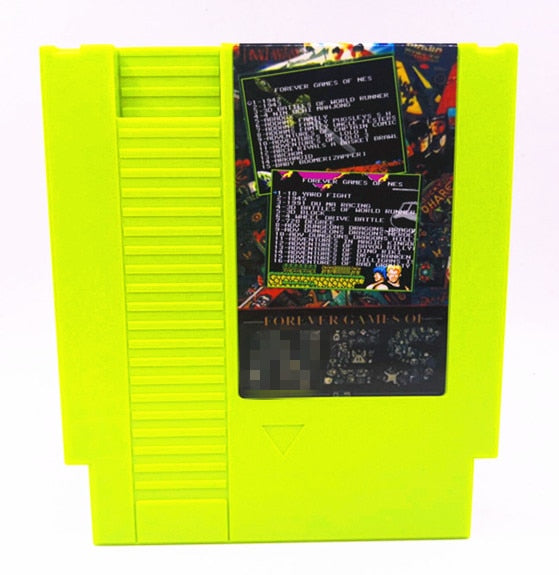 FOREVER DUO JUEGOS DE NES 852 en 1 (405+447) Cartucho de juego para consola NES/FC, total 852 juegos 1024MBit Flash Chip en uso