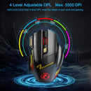 Wiederaufladbare kabellose Maus Bluetooth Gamer Gaming Maus Computer Ergonomische Mause mit Hintergrundbeleuchtung RGB Silent Mäuse für Laptop PC