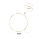 10-40 cm Gold Metall Ring Blumenkranz Girlande Jäten Dekoration für Hochzeiten Brautparty Home Party Dekoration Catcher Hoops