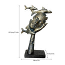 NORTHEUINS Kunstharz küssendes Paar Maske Statue Liebhaber Miniaturfiguren für Innen Valentinstag Geschenk Home Desktop Dekoration