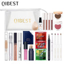 QIBEST Professionelles Make-up-Set All-in-One-Kosmetik-Set Lippenstift Lidschatten Mascara Concealer Augenbraue Frauen Make-up-Set Geschenk