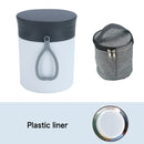 Fiambrera con aislamiento térmico de 430ml, caja Bento interior de acero inoxidable 304, contenedor de comida portátil para exteriores para oficina y escuela