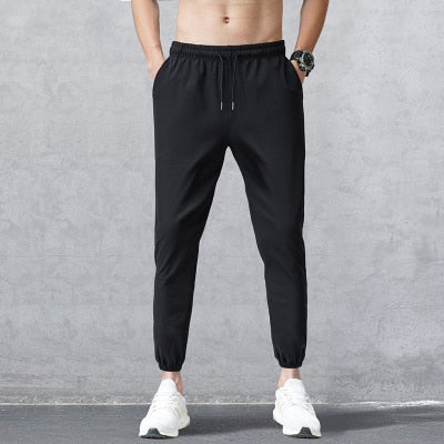 Pantalones deportivos para hombre 2021, pantalones de verano para hombre, pantalones con lazo para los pies, pantalones holgados para jóvenes, pantalones de chándal de marca, ropa para hombre, pantalones para hombre