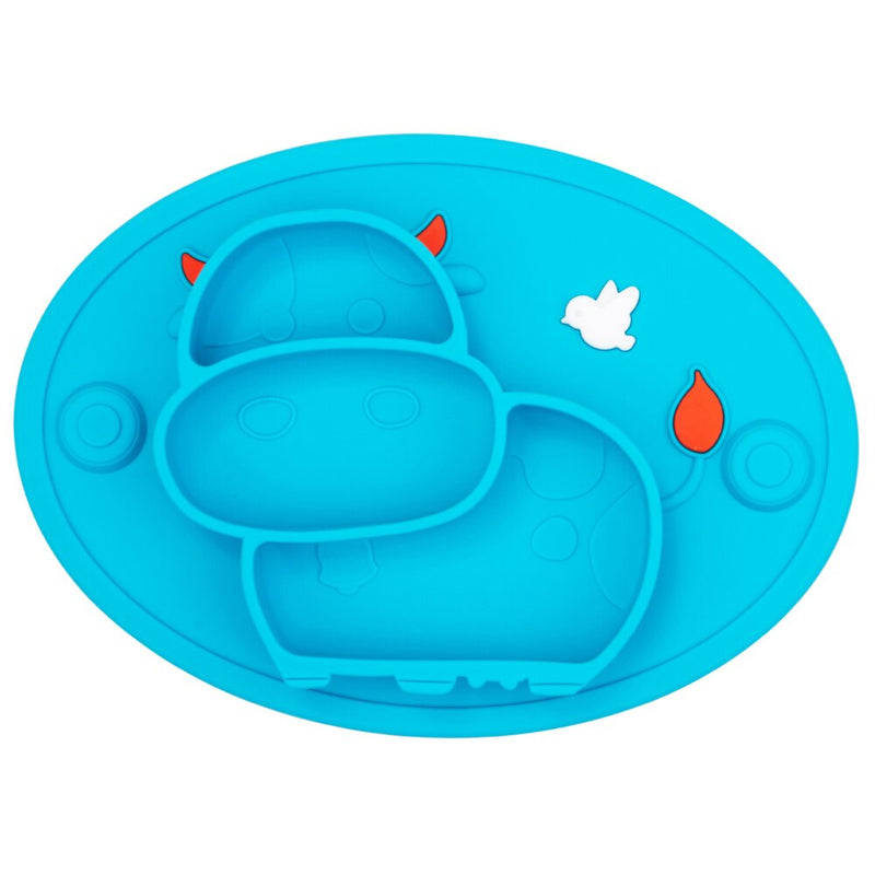 Qshare Baby Plate Dishes Tableware Children Food Feeding Container Placemat Kids Dishes Saucer Silicone Suction Bowl