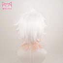 【AniHut】Komaeda Nagito Wig Danganronpa Cosplay Wig Anime Cosplay Hair Synthetic Heat Resistant Hair Komaeda Nagito Cosplay