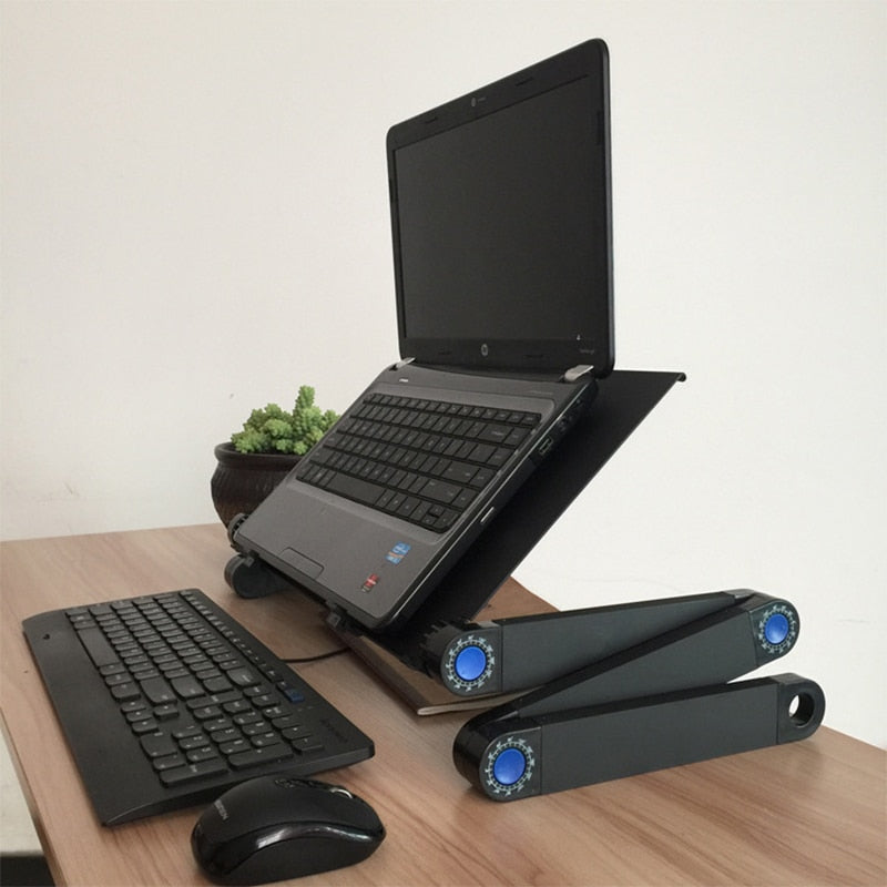 Laptop-Ständer Tragbarer Notebook-Computertisch Faltbarer PC-Bett-Sofa-Schreibtisch Escritorio Verstellbares Ergonomie-Regal aus Aluminiumlegierung