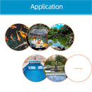 Solar Wasserbrunnenpumpe 7V Brushless Motor Solarbetriebene Wasserpumpe für Gartenpool Vogeltränke Solardekoration Outdoor 40%