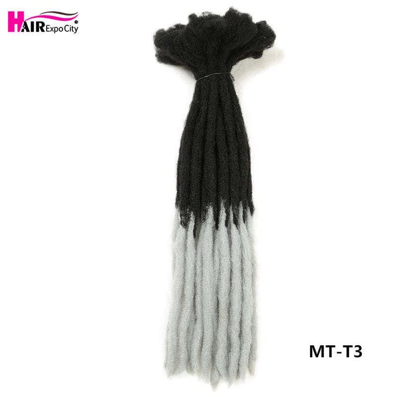 22 Inch Dreadlocks Crochet Braids Hair Synthetic Faux Locs For Men And Women Ombre Braiding Hair Extensions Hair Expo City