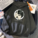 Beliebte japanische Manga Death Note L·Lawliet Hoodies Herren Anime Hoody Mode Streetwear lose übergroße Sweatshirts Fleece-Kleidung