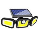 Tongdaytech LED-Solarleuchte für den Außenbereich, Solarlampe, angetrieben durch Sonnenlicht, 3 Modi, PIR-Bewegungssensor für Gartendekoration, Wandleuchte, Straße
