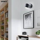 Gold Schwarz Eisen LED Wandleuchten Wohnzimmer Schlafzimmer Bett Innenleuchten Leuchte Wandlamp Schalter Industrieleuchte