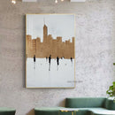 100% handgemaltes abstraktes britisches Ölgemälde moderne Leinwandmalerei Wandbilder für Wohnzimmer Wohnkultur schwarz weiß Kunst