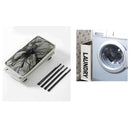 Rollender Wäschekorb für den Haushalt mit Rädern, zusammenklappbarer Wäschekorb, Netzfutter, wasserdichter, langlebiger Wäschesack-Organizer