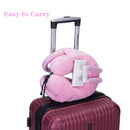 2-in-1-Telefon-Nackenhalter U-förmiges Nackenstützkissen mit Schwanenhals-Tablet-Telefonhalter Memory-Schaum-Nickerchenkissen mit flexiblem