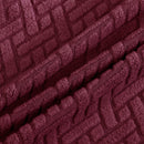 Ohrensessel-Abdeckung Jacquard-Spandex-Stretch-Schonbezüge für Bürostühle Stilvolles 2-teiliges Set mit Gummiband