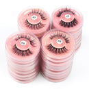Großhandelseinzelteile Lashes Eye Bulk Lots 4/10/50/100 PCS Natürliche lange falsche Wimpern Fluffy Wispy Faux 3D Mink Lashes Soft Handmade