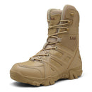 High Top Taktische Stiefel Herrenschuhe Wasserdichte Wanderschuhe Outdoor Jagdstiefel Bergschuhe Mann Wüstenkampf Militärstiefel
