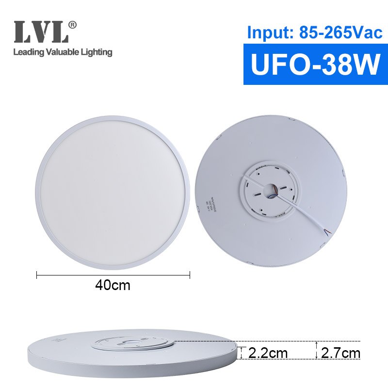 UFO Ceiling Lights Surface Mount Flat Ceiling Lamps AC110V 120V 220V Ultrathin Modern Led Ceiling Light For Living Room Bedroom