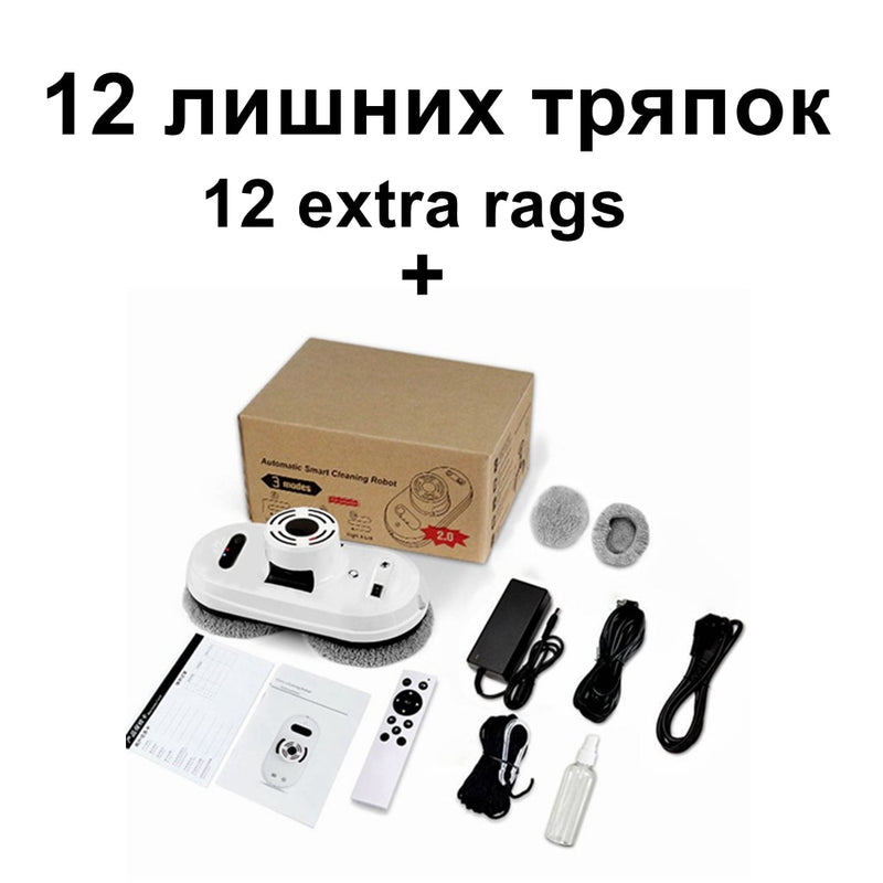 Doramach S1 Window Cleaning Robot High Suction Electric Windows Cleaner Robot Anti-falling Remote Control Robot Vacuum Cleaner