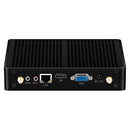 XCY Lüfterloser Mini-PC Intel Core i7 4500U i5 5200U i3 7100U 300M WiFi Gigabit Ethernet VGA HDMI Display Windows 10 Linux HTPC